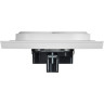 Розетка 2-местная IEK BRITE BR-R24-16-K91-F РСш12-3-БрАБ 16А в сборе с заземл. Защ. Шторки арктич. Бел.
